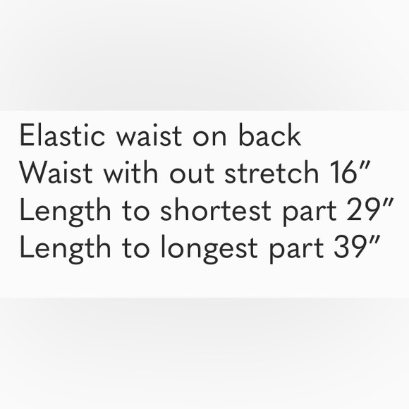 New Directions Belk Boho Peasant Skirt M | High-Low | Stretch Waist - Picture 5 of 5